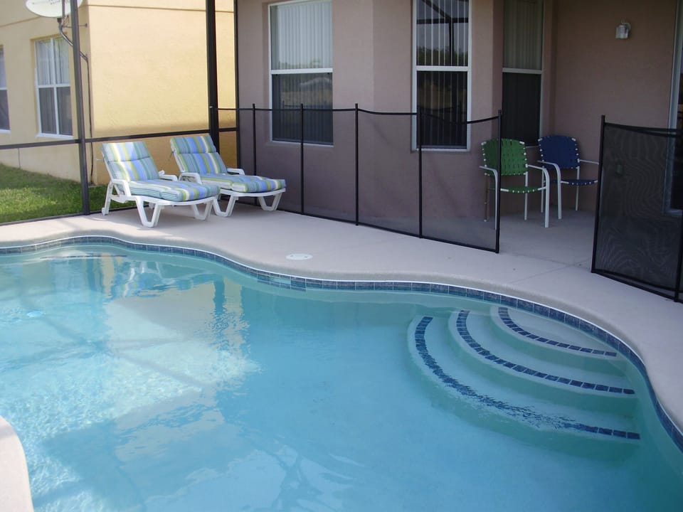 Pool With Child Safety Fence