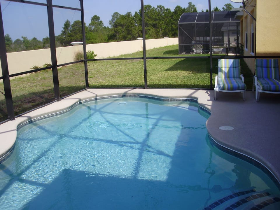 Private Screened In Inground Pool