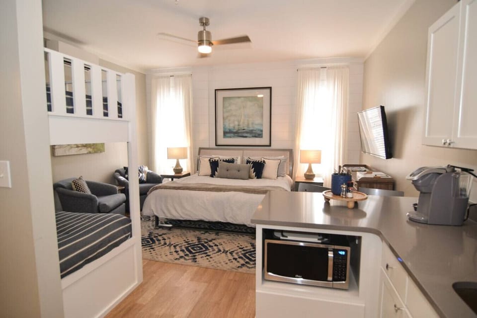 View of the studio from the entryway