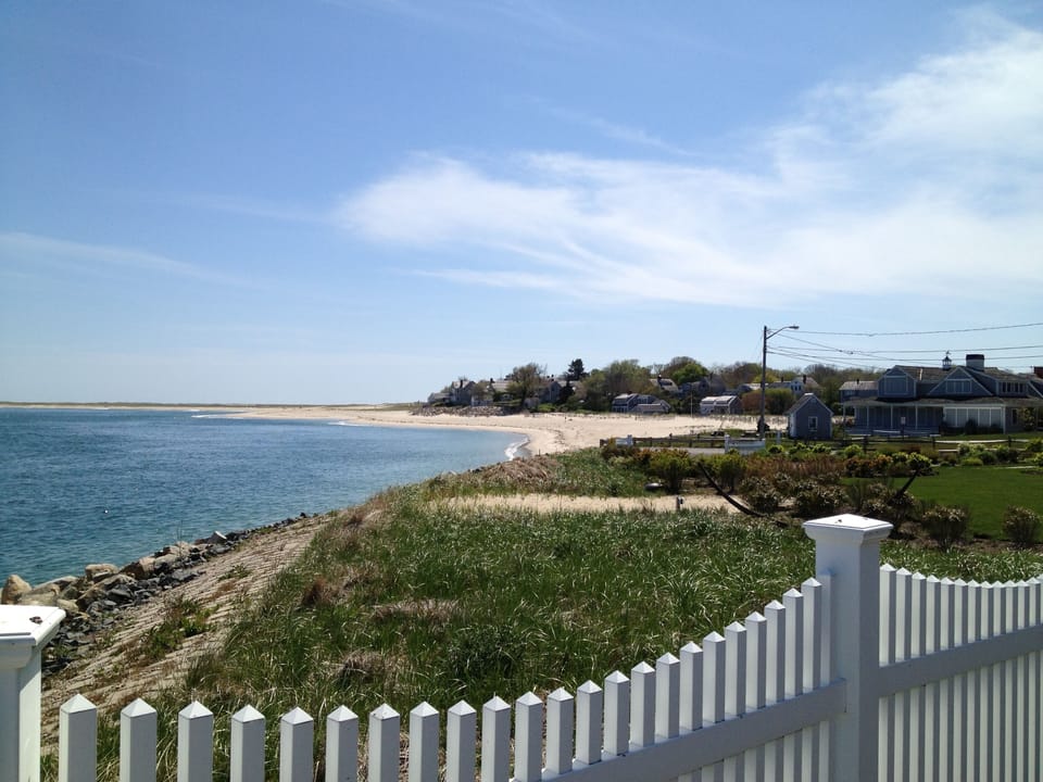 HOLWAY STREET BEACH end of driveway