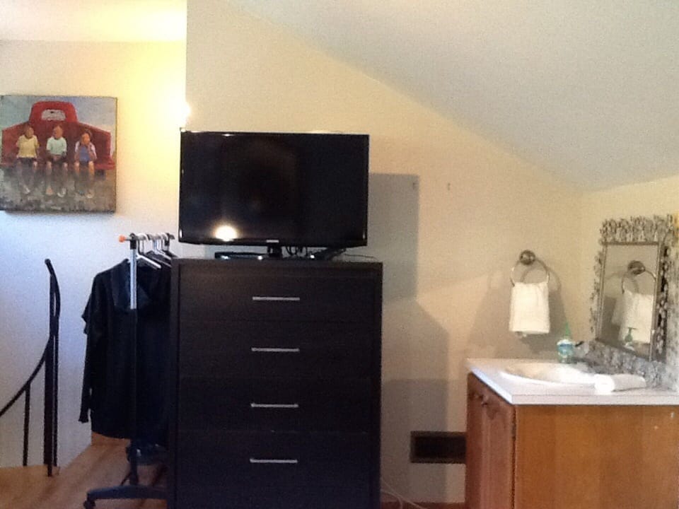 Twin bedroom
Sink only in bedroom