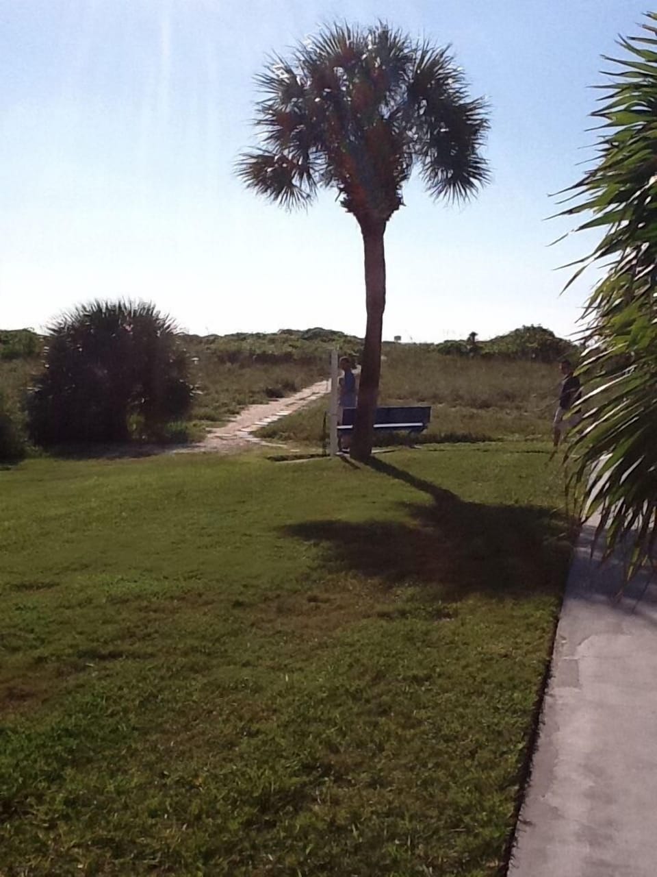 Beach access from the cabana