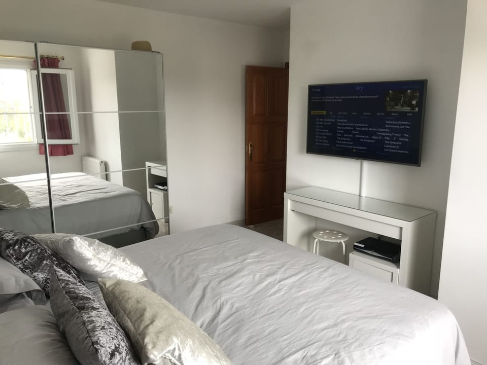 45” tv with sky 