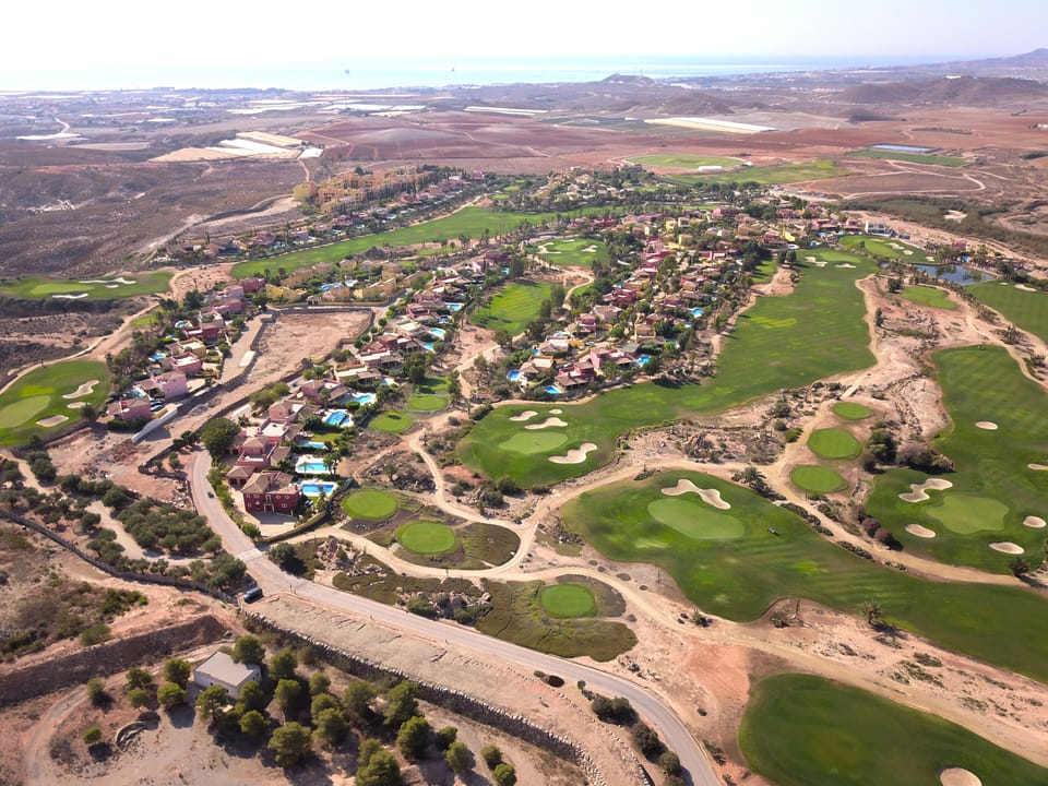 Aerial view of Desert Springs Golf Reseort