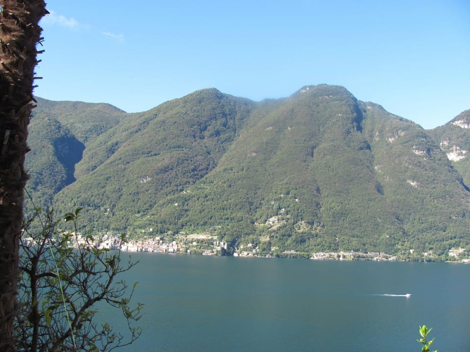 View across the lake