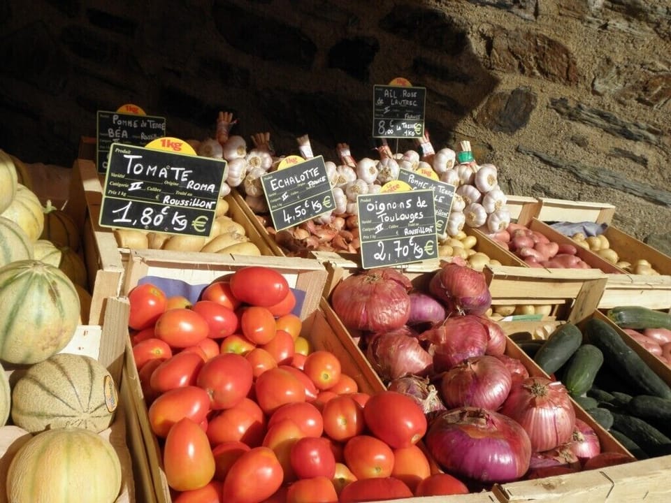 Market day in Collioure