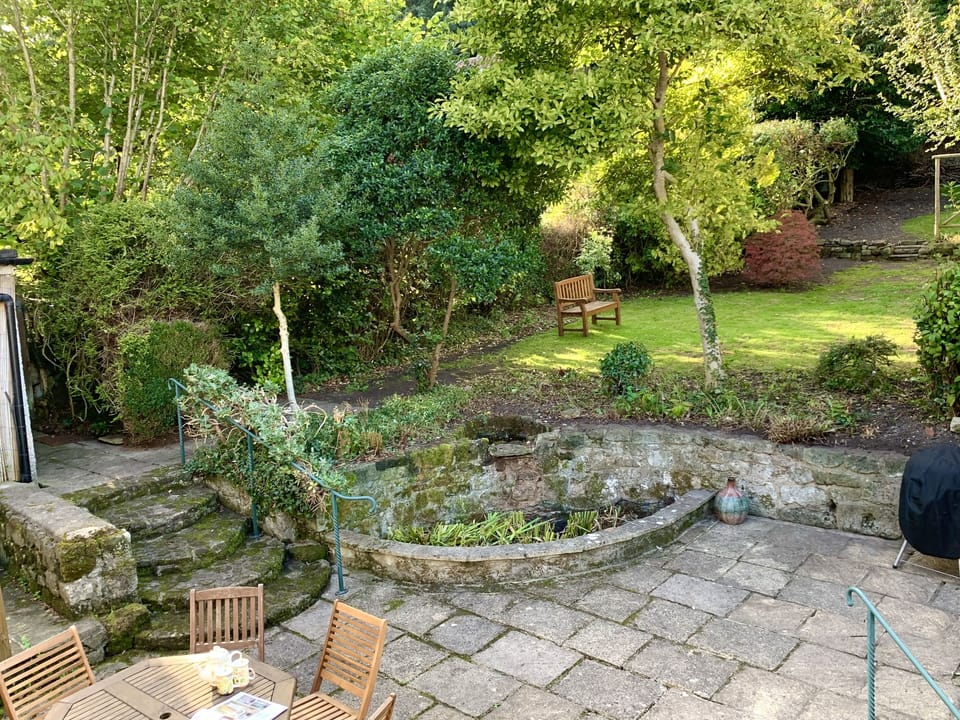 A sunny patio for breakfast, lunch or why not enjoy an evening BBQ?