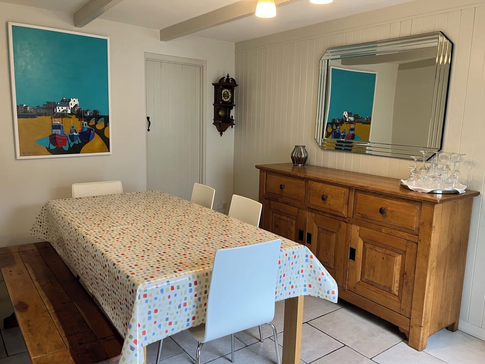 Dining Room with door leading to kitchen
