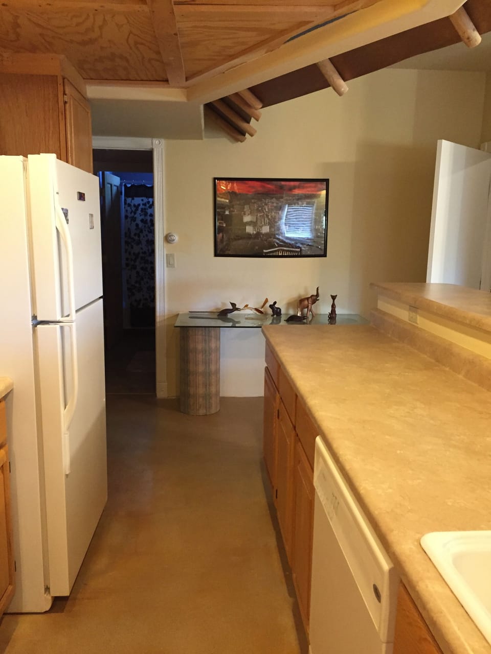 View from opposite side of kitchen