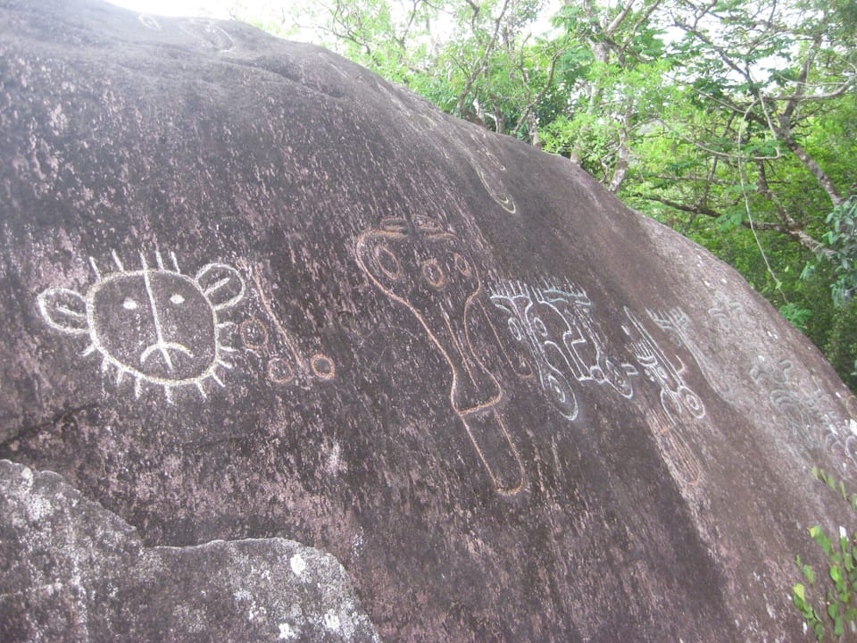 Petroglyphs in Caldera