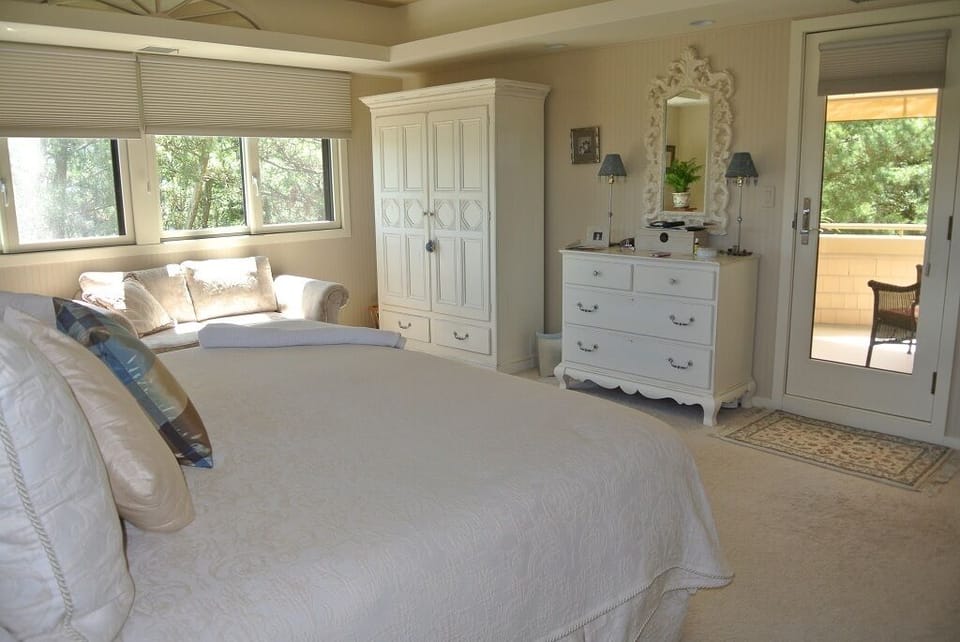 A view to Master suite private deck...