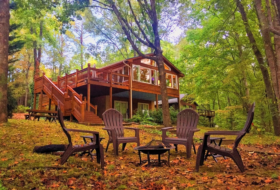 View of home from the lake
