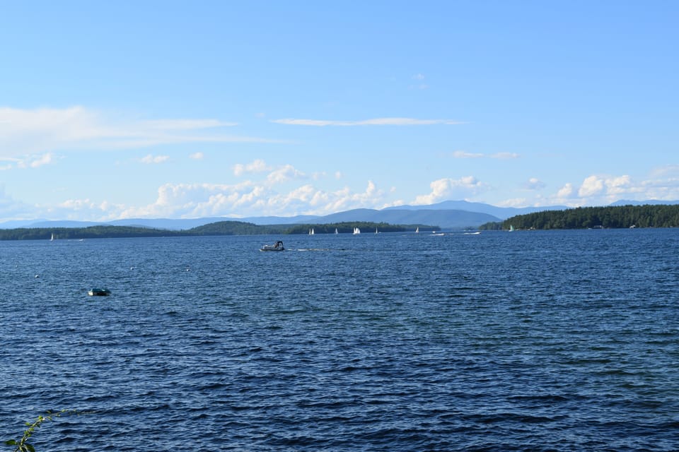 View of lake from dock