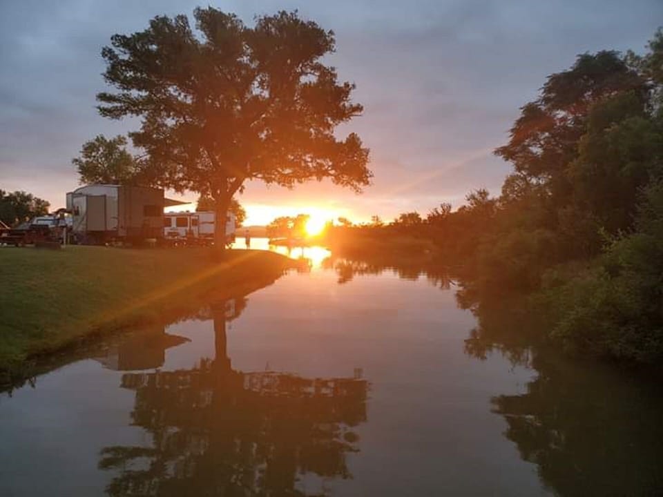 The creek at dawn