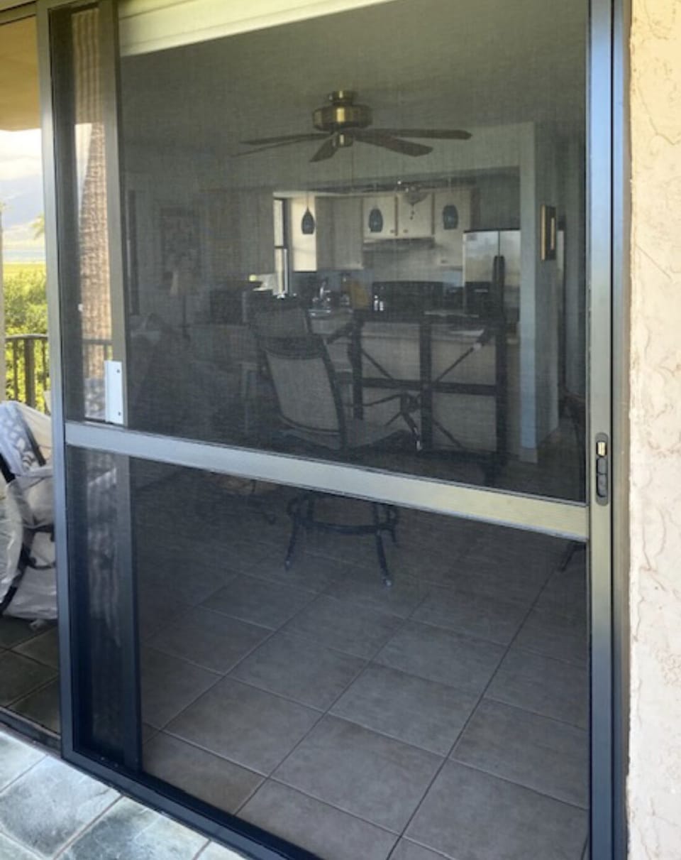 New screen sliding door 2/19/21