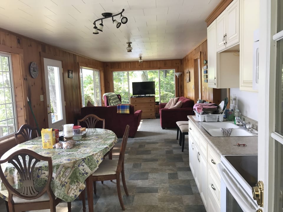 Kitchen, Dining, Living 