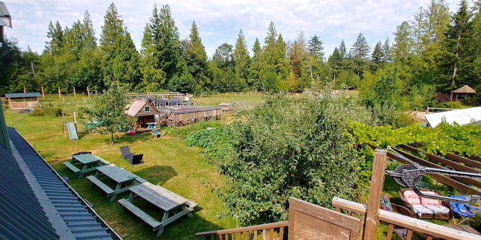 View of the farm
