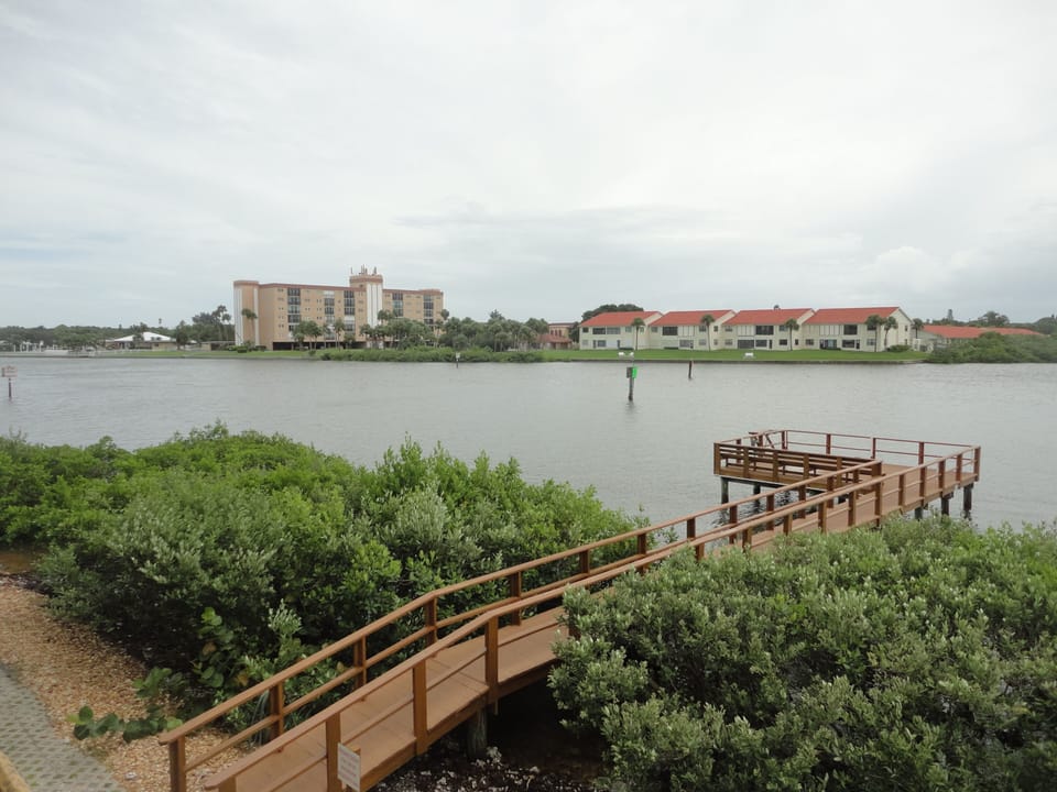 Fish off the Water view private dock. 