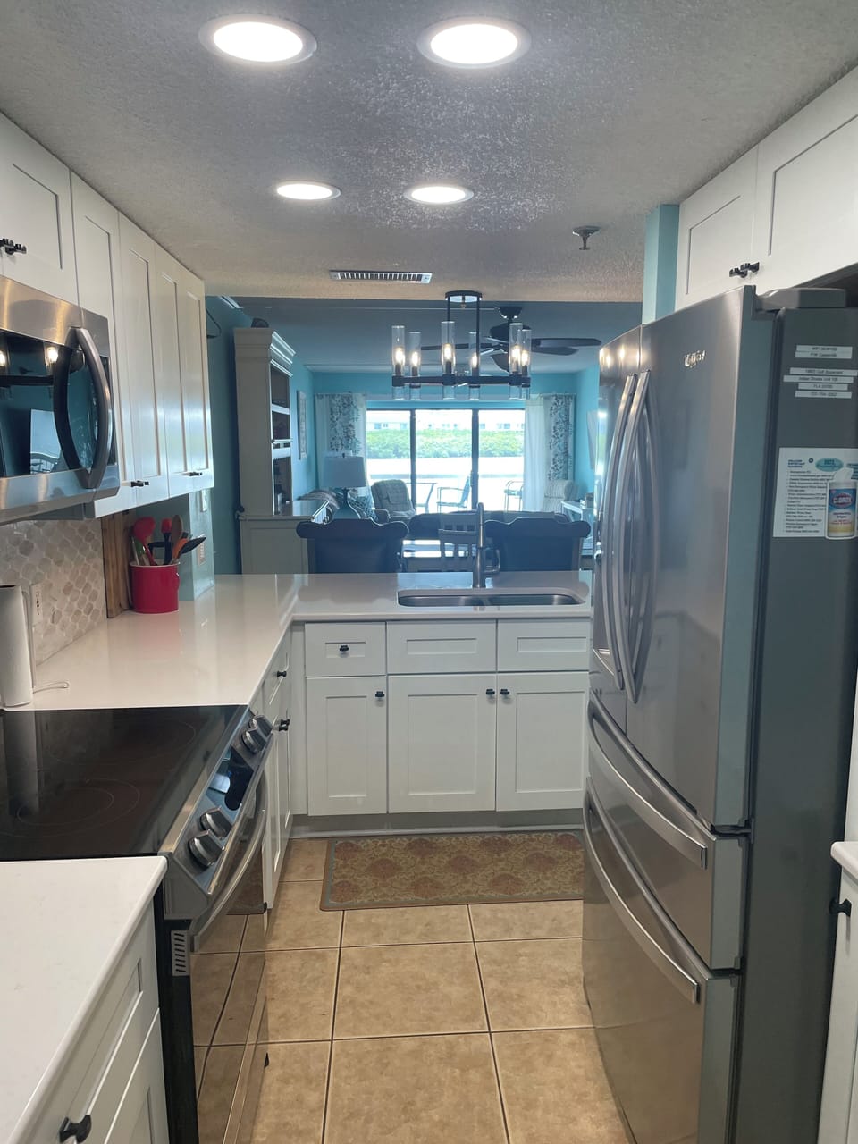 Updated kitchen with new appliances and very quiet dishwasher