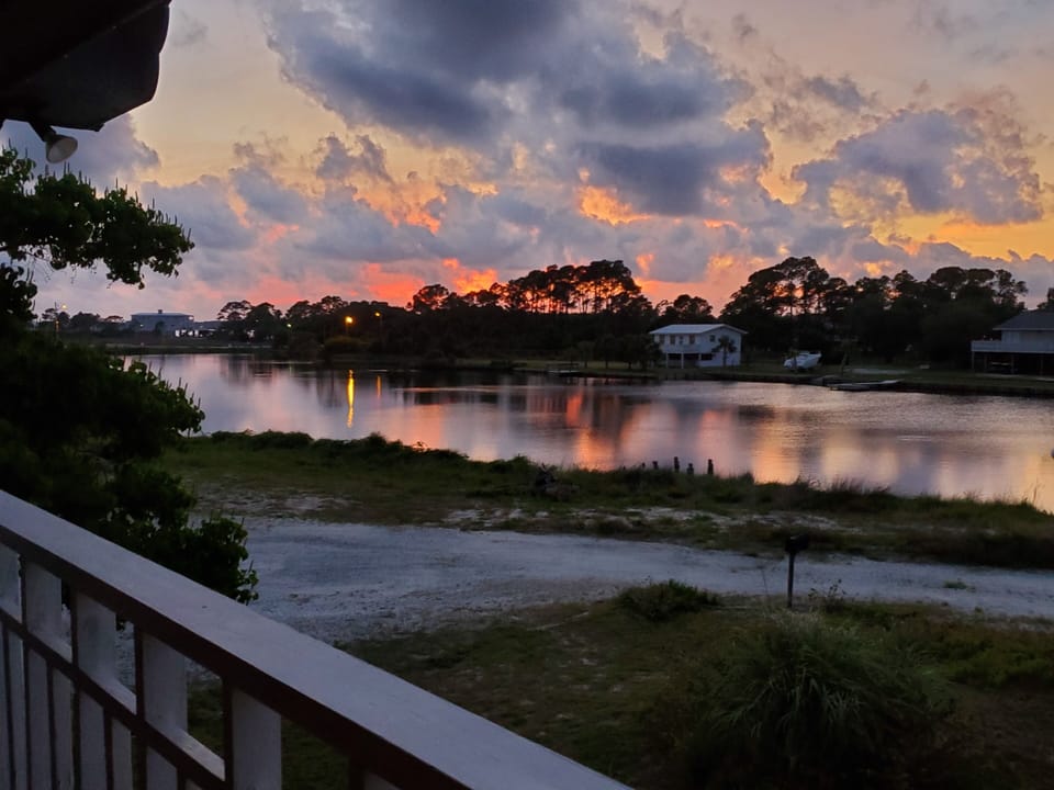  Sunset from the porch...a different show every night