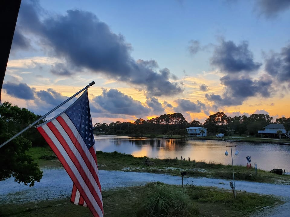 Sunsets from the porch are a special show almost every night!