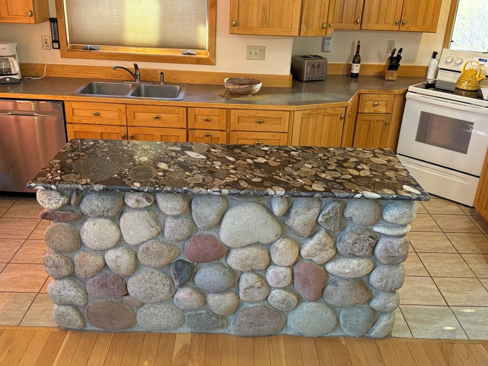 New Granite Center Island Countertop