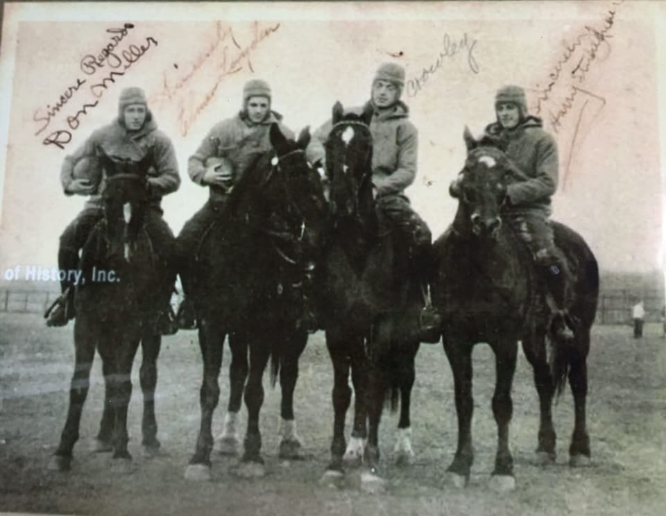 Former owner Elmer Layden pictured in Photo second from left