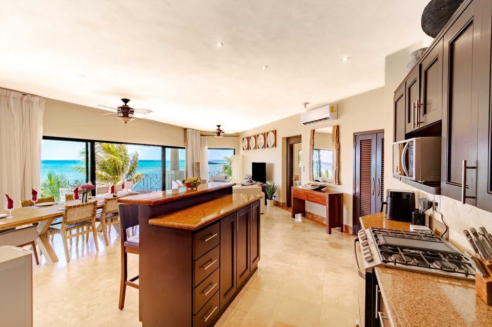 Two Separate Dining & Lounging Areas On Main Balcony