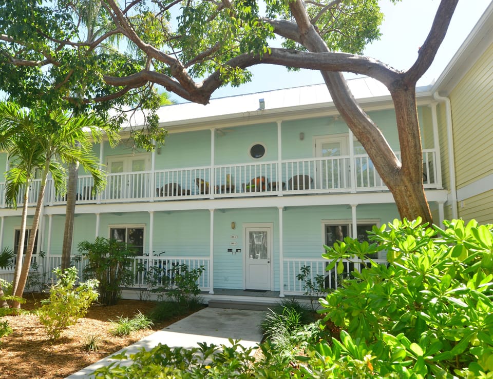 Large tropical front yard & porch. Ground floor for easy in/out. NEW WINDOWS!