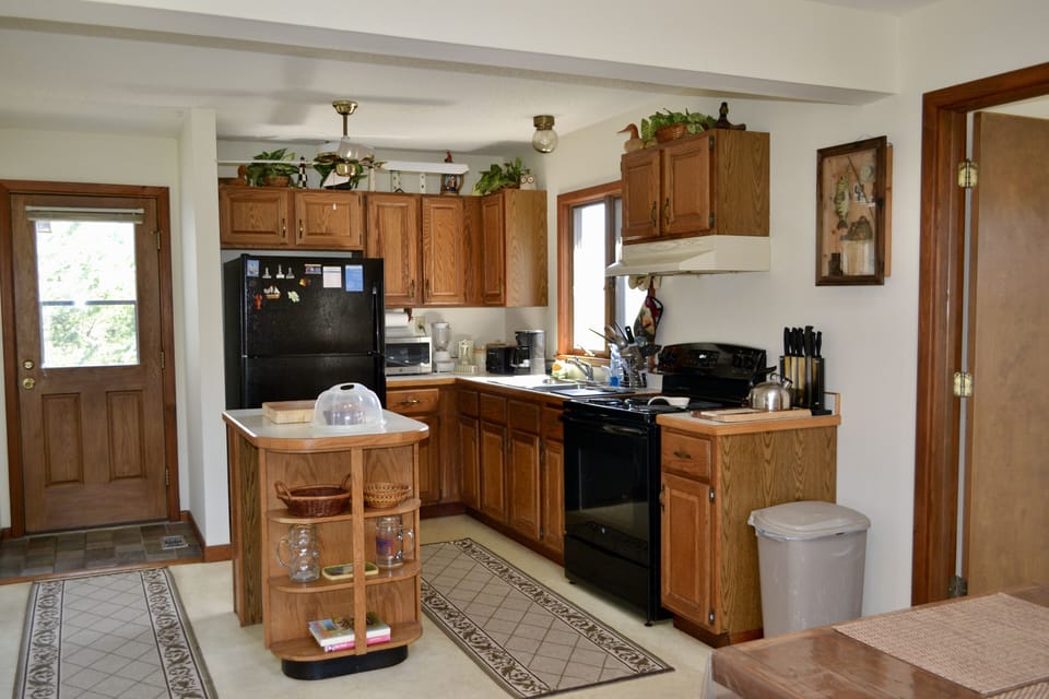 Kitchen with new appliances