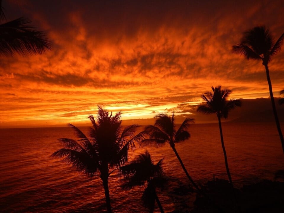 Beautiful Sunset from the Lanai
