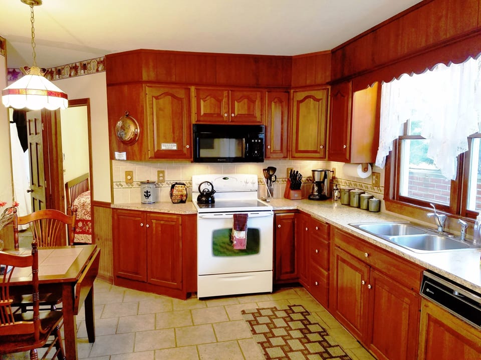 Country kitchen has everything you need to stay home and cook 