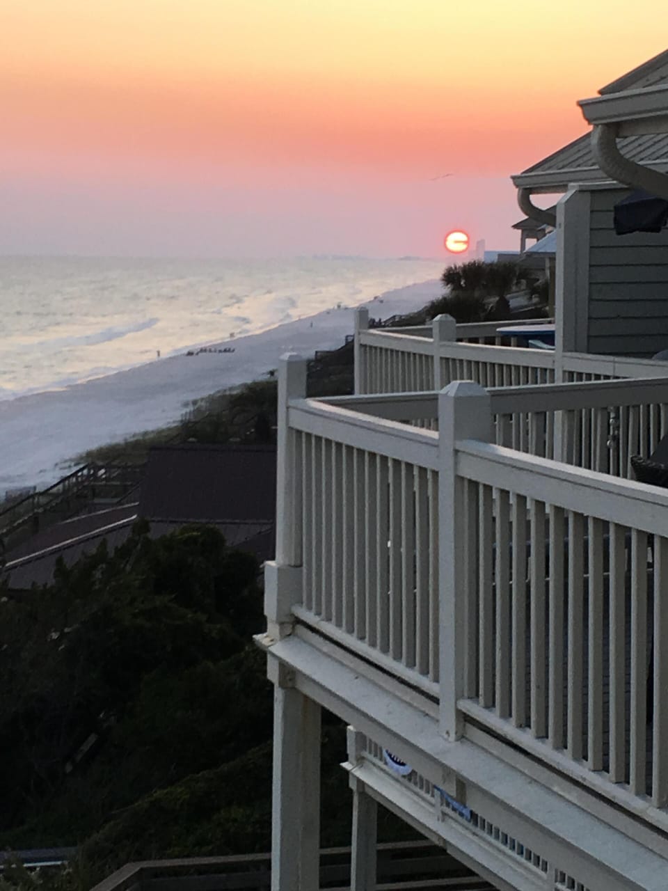 Sunsets from deck