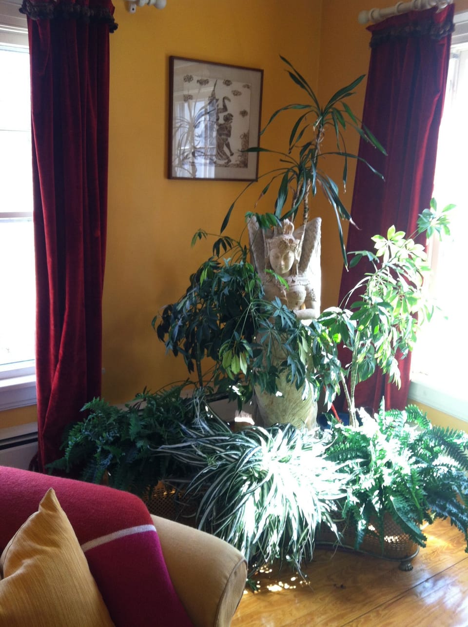 Goddess of Love and Protection in Library/Fireplace Room