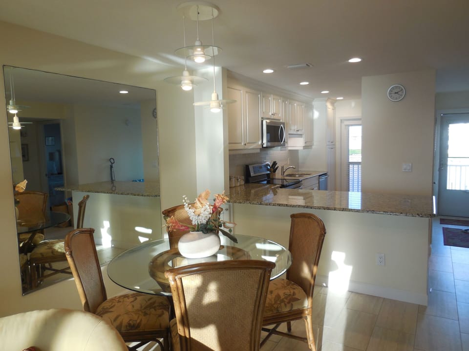 Gorgeous open kitchen with stunning views - open to dining room.
