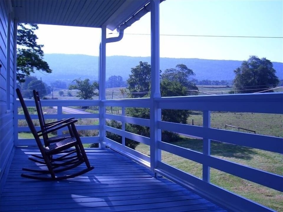 Relax on the broad front porch