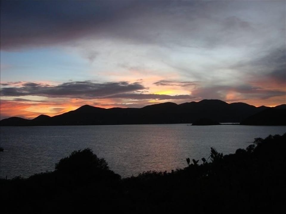 Wherever we travel there are beautiful sunsets, this one is from Rebecca's Fancy