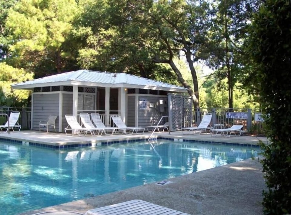 Smaller Pool with Jacuzzi Hot Tub