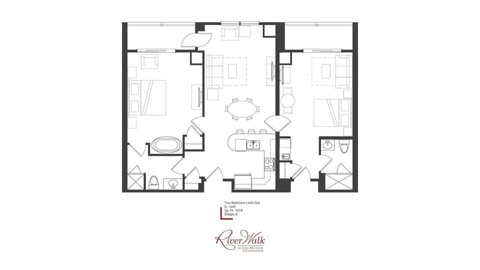 floorplan of both our units (315/317)