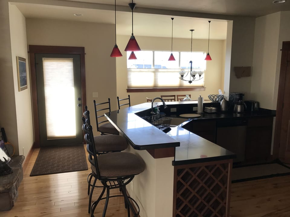 Kitchen counter.