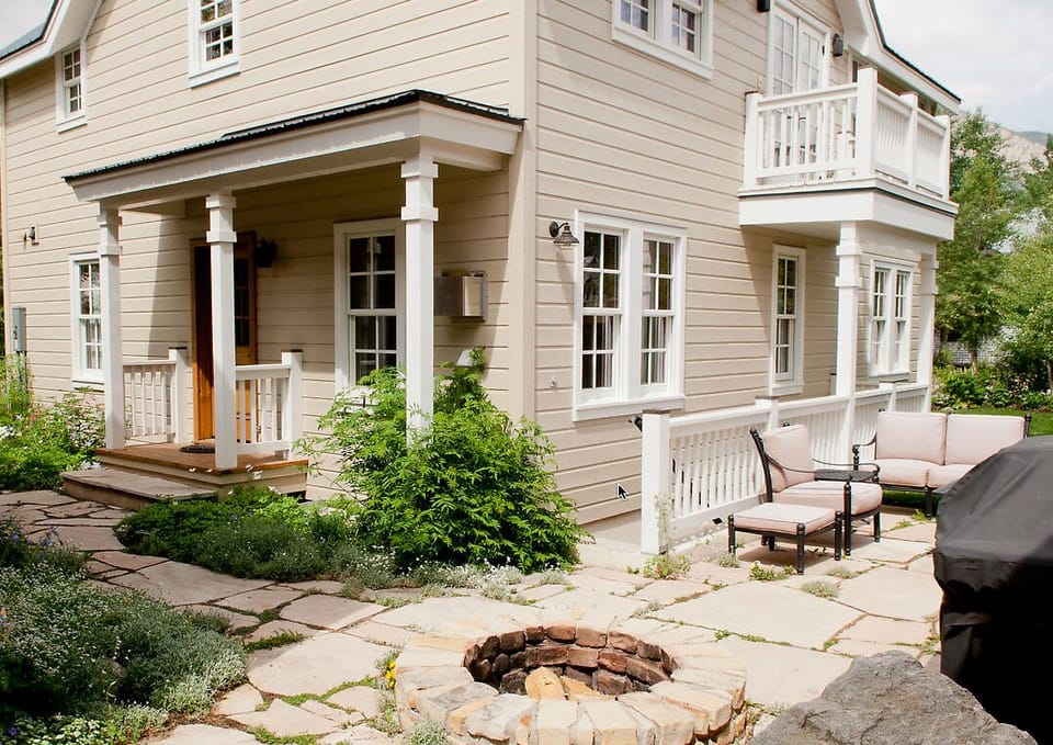 Back yard fire pit