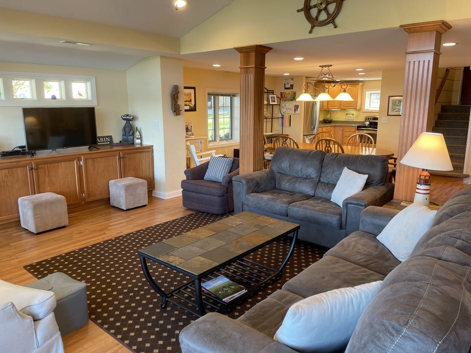 Open floor plan keeps the whole family connected.
