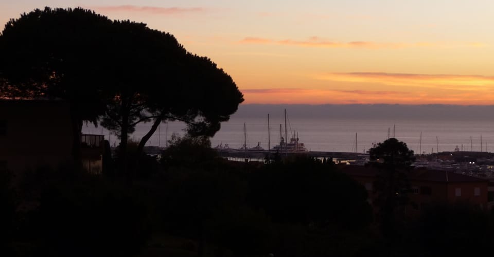 Sunset from the bedroom
