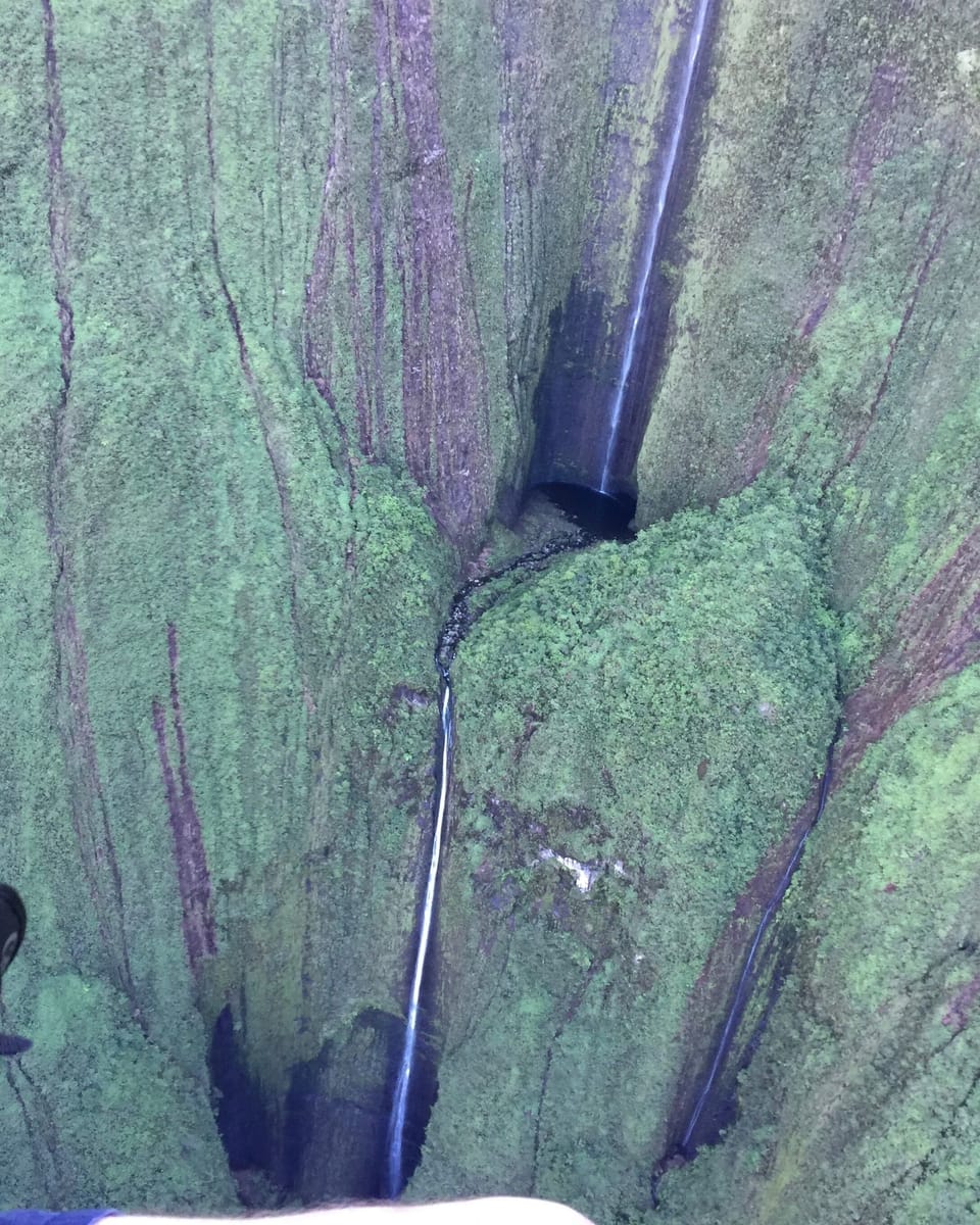 Molokai Waterfalls From Blue Hawaiian Helicopters Photo Shoot