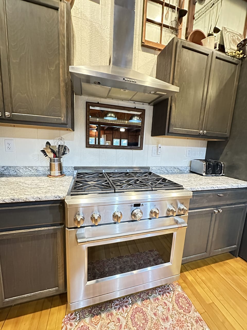 huge gas range