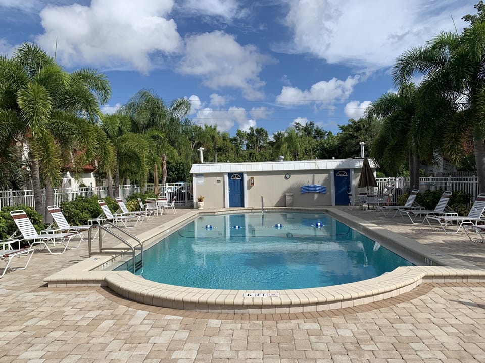 Heated Pool, steps from our townhome!