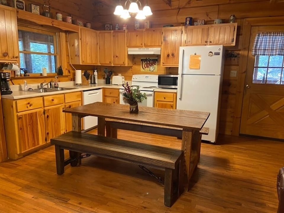 Well-appointed kitchen with new sink, counter top, dishwasher