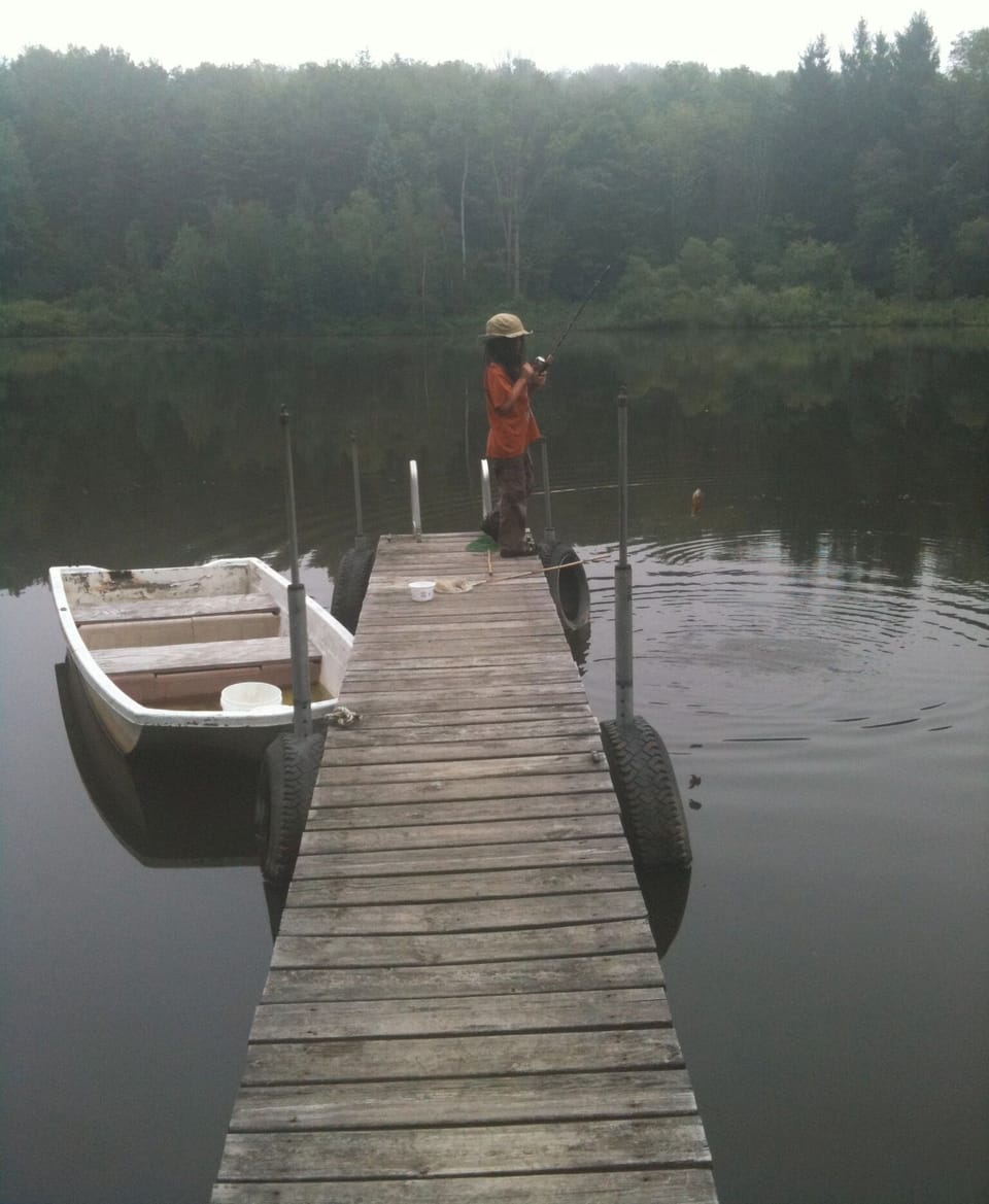 Fishing, morning noon and night
