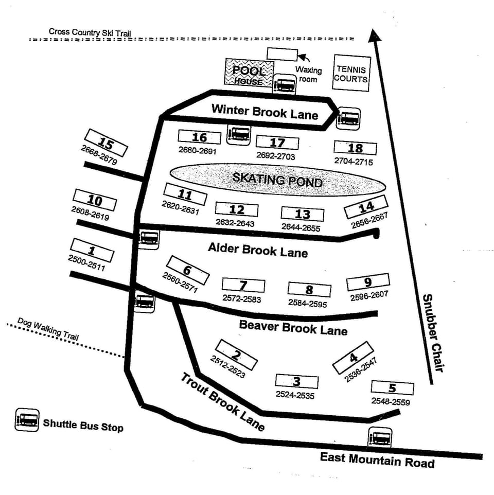 Map of Snowbrook Village - We are building #4