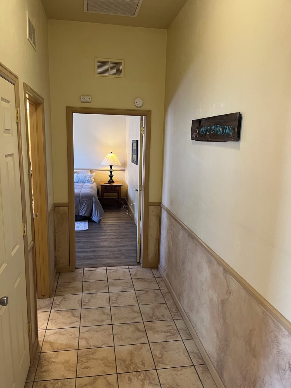 Hallway to the bedroom